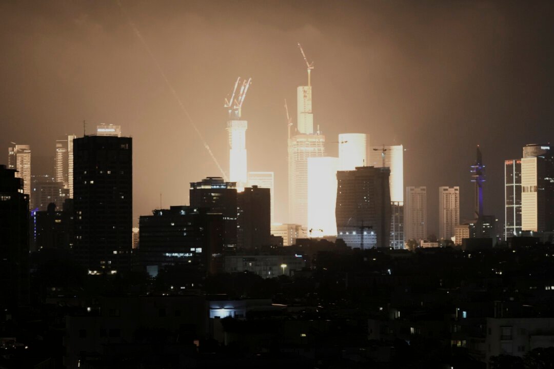 Iran Missile Strikes on Israel: Skyline & Ground Views
